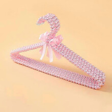 5pcs Artificial Pearl Clothes Hanger 40cm Pearl Hanger Universal Portable Pearl Hanger
