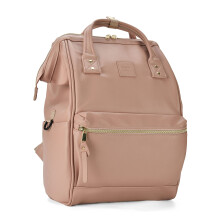 Kah&Kee Sac Ă Dos en Cuir Sac Ă Langer Voyage Ordinateur Professeur Femme Homme (Tan Rose II)