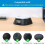 PlusAcc Stand for Dot Max & Dot & Nest Mini, Black with Thermometer 2