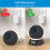 PlusAcc Stand for Dot Max & Dot & Nest Mini, Black with Thermometer 4