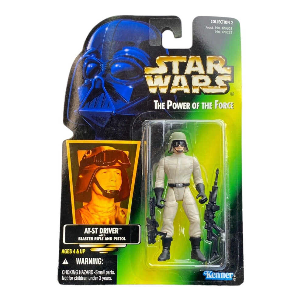 Star Wars Star Wars: Power Of The Force Green Card At-St Driver Action Figure