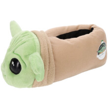 STAR WARS, Baby Yoda Boys Slipper Full Body, Green, Boy's Size 1/2