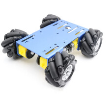 Chasis de Coche Profesional MC100 60mm Mecanum para Arduino/Raspberry Pi/Microbit