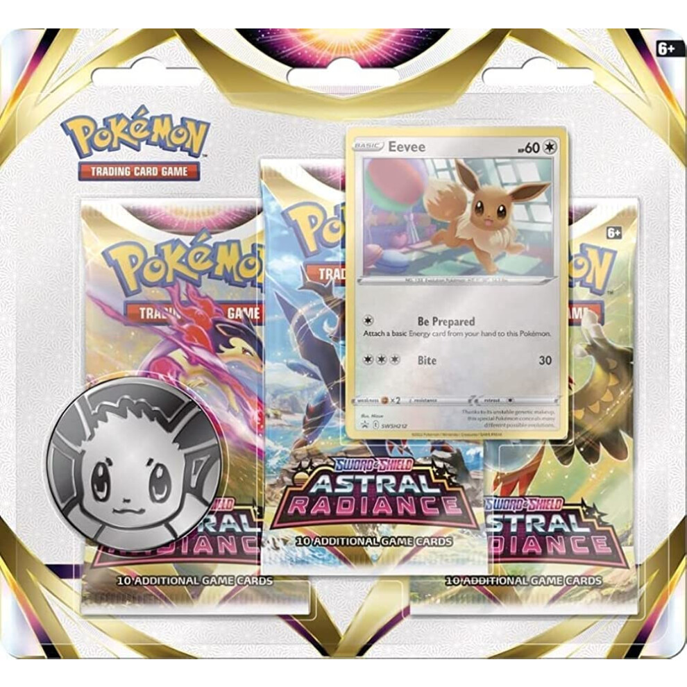 Pokémon Pokemon Cards: Sas10 Astral Radiance 3Pk Blister - Eevee