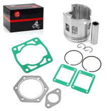 0.5mm Übergröße Kolben & Ringe & Dichtungen Set für EZGO 2-Takt Gas Golf Cart 3PG 1989-1993