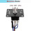 Interruptor basculante de subida/bajada con panel y cables para control momentáneo de 6 pines. 3