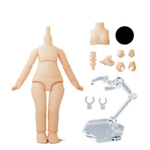 XiDonDon Cuerpo de Muñeca BJD a Escala 1/12 de 9.6cm/11cm YMY2 (Blanco Normal, 9.6cm)