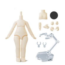 XiDonDon Cuerpo de Muñeca BJD Escala 1/12 9.6cm/11cm Accesorios para Muñecas (Blanco Super, 9.6cm)