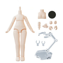 XiDonDon 1/12 Skala BJD Docka Kropp 9.6cm/11cm YMY2 Kroppsdelar Docktillbehör (Sakura Rosa, 11cm)