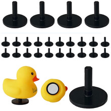 40 Stuks Eend Plug - Rubber Eend Houder voor Auto Dashboard, Flock Locker, Cadeau voor Autoliefhebber