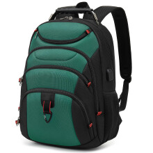 Sac à Dos Ordinateur pour Hommes - Sac Universitaire Élégant pour PC 15,6 Pouces, Noir (Bleu Lac/Noir, 15,6)