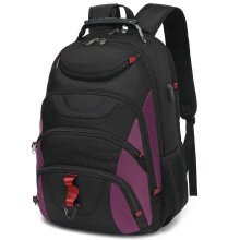 Mochila para portátil Boavan de 17.3 pulgadas con puerto USB, mochila de viaje impermeable