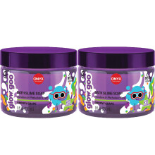Onyx Professional Glow Goo Slime Jabón de Baño para Niños, 2 Piezas - Jabón de Slime Estirable y Amasable