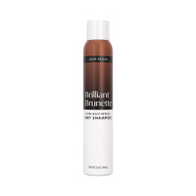 John Frieda Tinted Dry Shampoo for Brunette Hair, Root Refresh Spray with Color Deposit, No White Residue for Dark Hair, 5.1 Oz