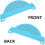 Plastic strainer for pots - 3 pcs half-moon drainer gift set 4