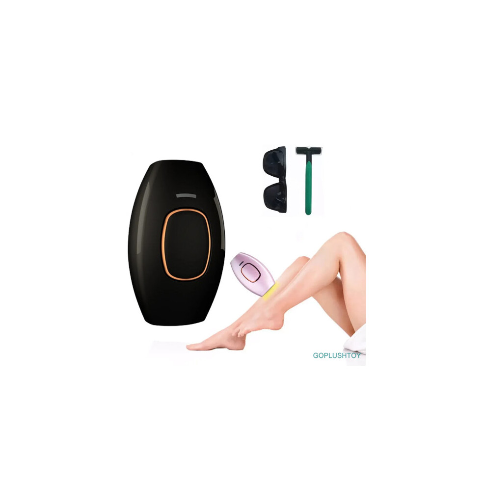 (Black) IPL Hair Removers Hair Removal Device Face Legs