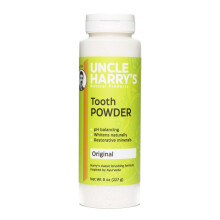 Uncle Harry's Natürliche Zahnpulver | Alkalinisierende Remineralisierung & Zahnaufhellung für empfindliche Zähne