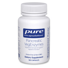 Pure Encapsulations Pancreatic VegEnzymes | Hypoallergeniskt kosttillskott för matsmältning | 180 kapslar