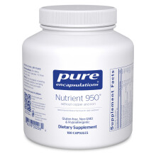 Pure Encapsulations Nutriente 950 Sin Cobre ni Hierro | Fórmula Hipoalergénica de Multivitaminas/Minerales | 180 Cápsulas