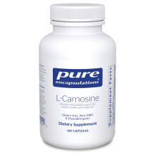Pure Encapsulations L-Carnosina | Suplemento de Aminoácidos para Articulaciones, Cerebro, Antioxidantes, Corazón | 120 Cápsulas