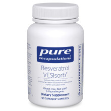 Pure Encapsulations Resveratrol VES-Sorb | Stöd för cell- och hjärt-kärlhälsa* | 90 Kapslar