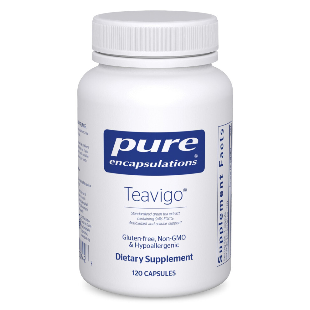 Pure Encapsulations Teavigo | Hypoallergenic Supplement With Caffeine-Free Green Tea Extract To Provide Antioxidant And Cellular Support* | 120 Capsul