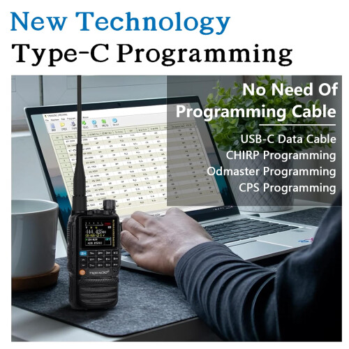 TIDRADIO TD-H3 Ham Radio Transceiver, APP/Web Bluetooth Programming, 8-Band 2