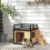 Chenil avec balcon et escalier pour petits chiens 2