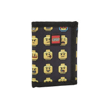 LEGO Dreifach Geldbörse, Unisex Geldbörse für Kinder, mit klarem ID-Fenster, Karten- und Geldfächern