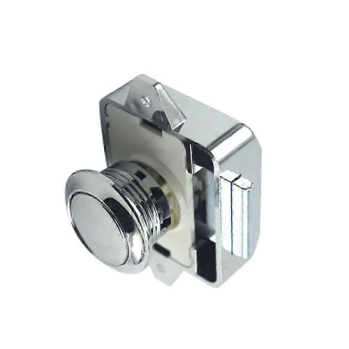 RV cabinet latch with push button for cupboard drawer 1