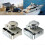 RV cabinet latch with push button for cupboard drawer 4