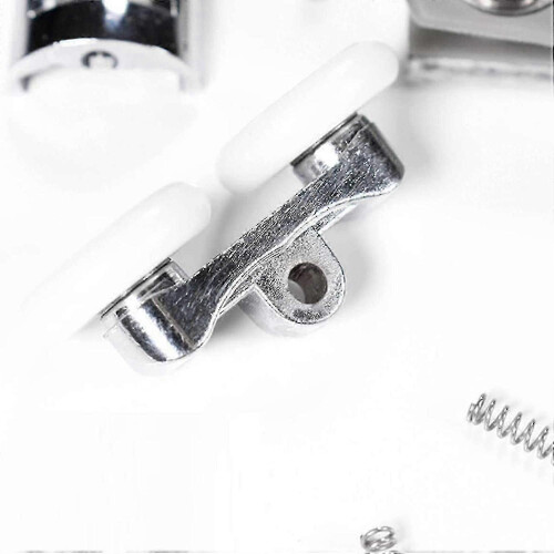 Alloy dual wheel rollers 23mm 4pcs for shower door replacement 1