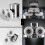 Alloy dual wheel rollers 23mm 4pcs for shower door replacement 5