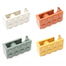 4er Pack Desktop Tape Dispenser Lustige 4 Farben Klebebandspender für Geschenkverpackung