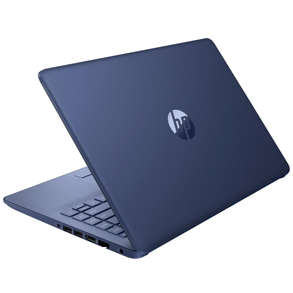 HP 14" HD Laptop, Windows 11, Intel Celeron Dual-Core Processor Up to 2.60GHz, 4GB RAM, 64GB SSD, Webcam, Dale Blue (Renewed)-image-OPC-PVTFK2K-NEW