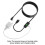 Steam link cable for Meta Quest Pro 16FT charging port 2
