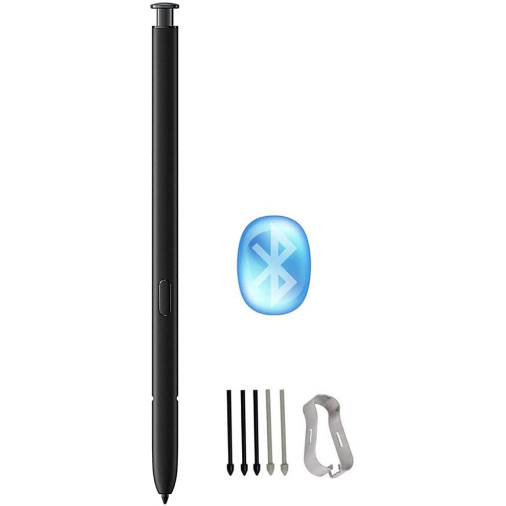 Galaxy S23 Stylus Pen (Withbluetooth) Replacement For Samsung Galaxy S23 Ultra 5G Touch Stylus Pen, S23 S Pen Replacement + Tips/Nibs (Phantom ) Black 752815403179