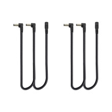 1 till 2-vägs Daisy Chain Kabel Gitarr Effekt Pedal Strömförsörjning Splitter 2-pack