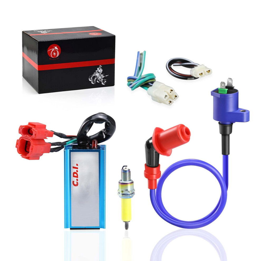 6Pin Ac Cdi & Ignition Coil Spark Plug For Taotao Gy6 Scooter Atv 50Cc 80Cc 100Cc 125 Cc 746626913439
