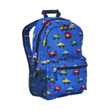 LEGO ICONIC PRINTS RUCKSACK - CARS IN BLAU