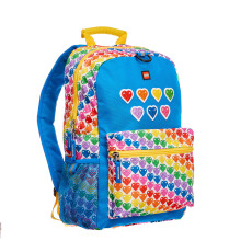LEGO ICONIC PRINTS RUCKSACK - REGENBOGEN HERZEN