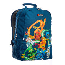 LEGO NINJAGO Kinder Schulrucksack, für Reisen, zurück zur Schule, mit verstellbaren gepolsterten Trägern