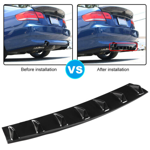 Sporty Rear Bumper Shark Fin Spoiler 2