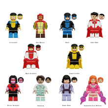 10PCS Superhero invincible Mark Grayson Minifigures Kids Toys Gifts Fit Lego UK Priority Delivery