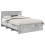 VidaXL vidaXL Bed Frame Concrete Grey 150 x 200 cm Engineered Wood 2