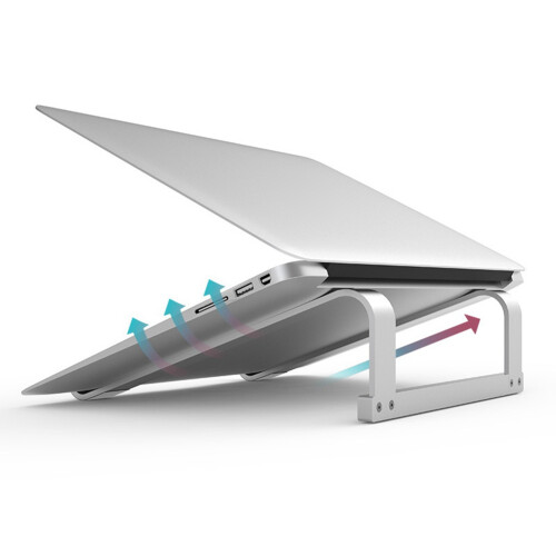 Supporto per Laptop Regolabile nel Alluminio Supporto per Notebook Portatile per Supporto per Computer  Pro Supporto per Riser Staffa di 1
