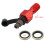 M10x1.25 Motorcycle Brake Bleed Nipple Red 3