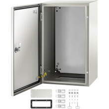 Enceinte en Acier VEVOR NEMA, 20 x 12 x 10'' Boîte Électrique NEMA 4X, IP66 Étanche & Antipoussière