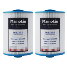 Mamokin PWW50 Spa Filter, Ersätter 6CH-940, Filbur FC-0359, 817-0050, 25252, 03FIL1400, PWW50P3 (1 1/2" Grovgänga)