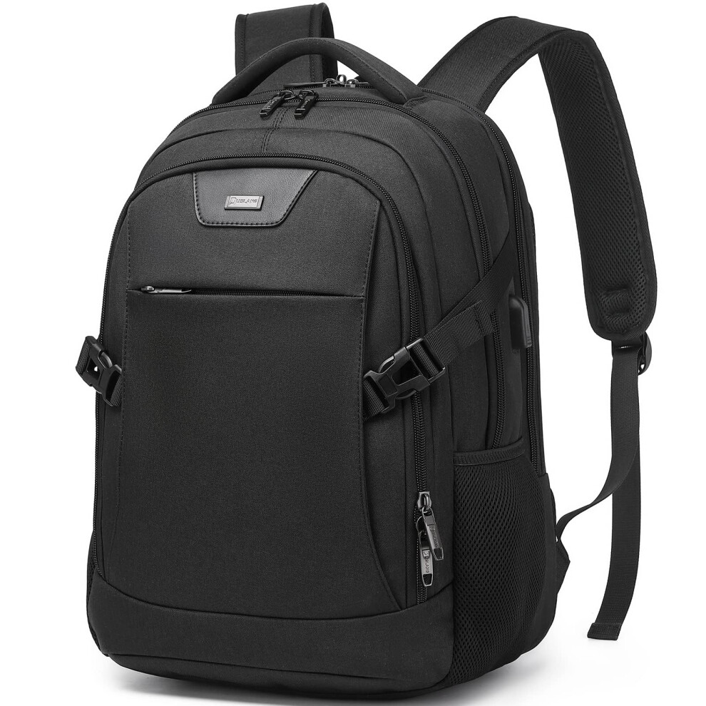 Duslang Anti-Theft Laptop Backpack, 15.6-14-13 Inch Laptop Sleeve, Usb Charging Port Black 755630209933